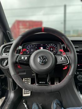 VW Golf 7 GTI GTD R-line Polo Tiguan Touran Lenkrad Neu Beziehen